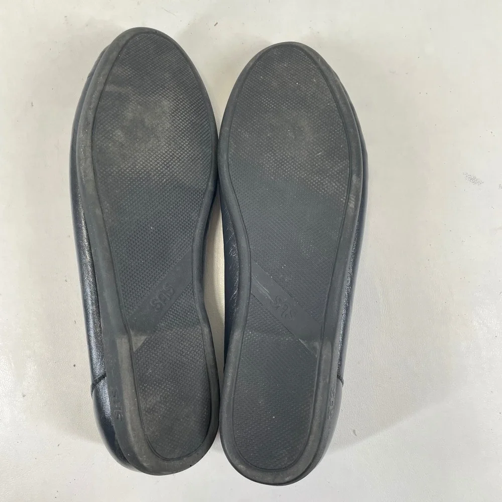 SAS Comfort Womens 11 N Navy Blue Leather Kiltie Tassel Loafers Made in USA